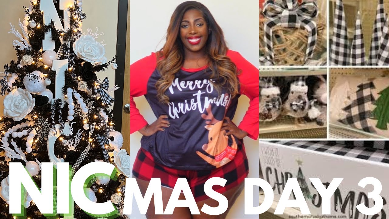 VLOG: NICMAS DAY 3| CHRISTMAS DECORATION SHOPPING + DECORATING MY TREE| PRETTYNICI