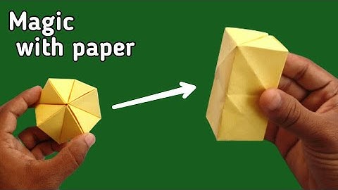 How To Make Magic Transforming Flexahedron step by step