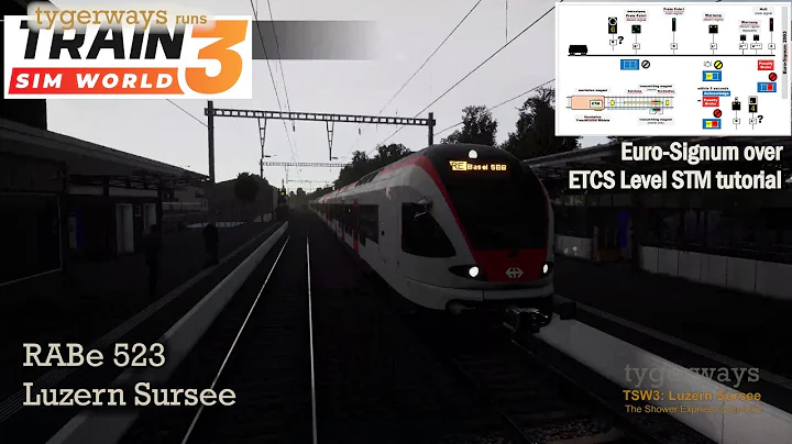 Swiss Safety Systems: Euro-Signum over ETCS Level STM on Luzern Sursee (Train Sim World | tutorial)