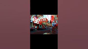 Cyberpunk Street Blender VFX