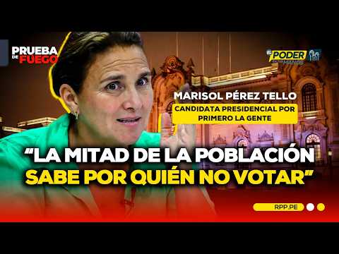 Marisol Pérez Tello: ¿Privatizar el agua? ¿Aborto terapéutico? ¿Plan para el debate? #PDFRPP