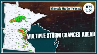 Warmer than normal week with several chances for rain, thunderstorms