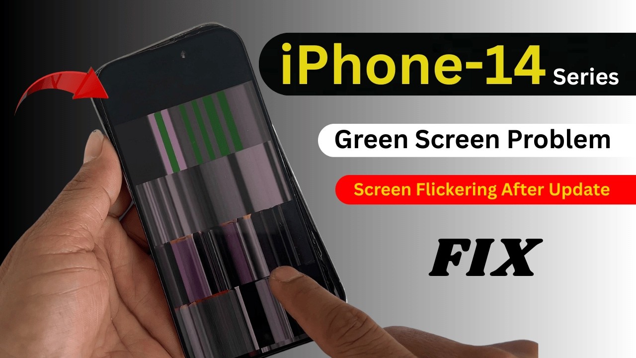 How to Fix iPhone 14 Pro Max Green Screen Flicker!iPhone Screen ...