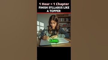 How Toppers Finish The Syllabus Fast #study #studytips #students #topper #syllabus #viral #trending