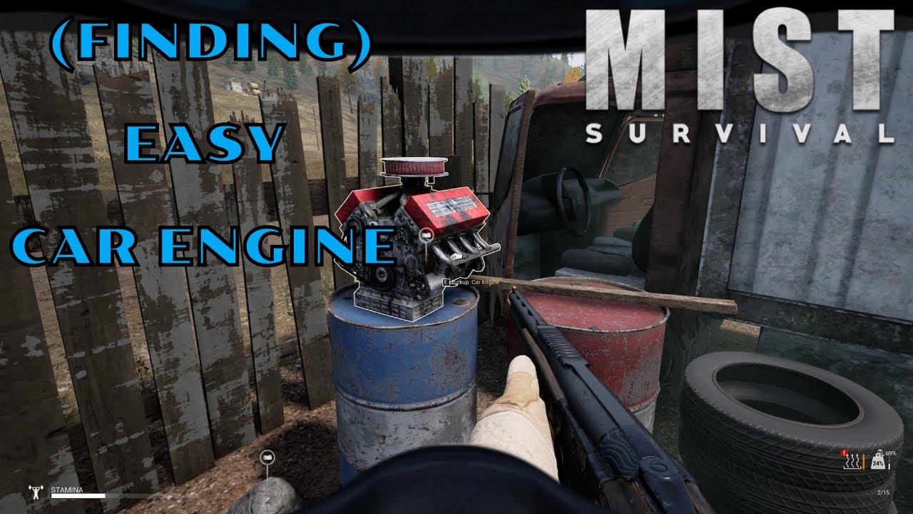 EASY CAR ENGINE LOCATION | Mist Survival Gameplay | TIPS AND TRICKS