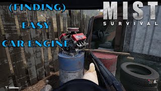 EASY CAR ENGINE LOCATION | Mist Survival Gameplay | TIPS AND TRICKS