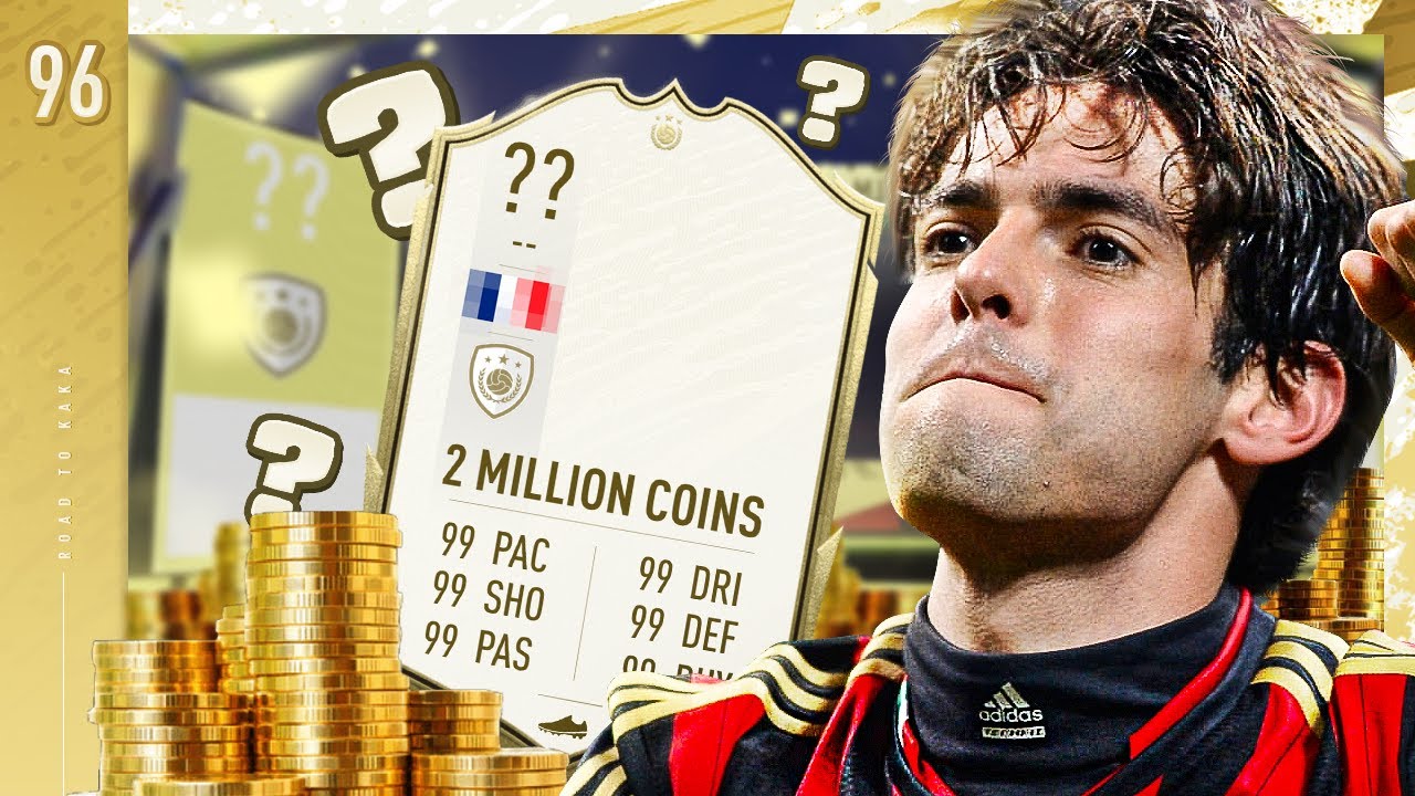2 MILLION COIN ICON IN MY MID ICON PACK FIFA 20 KAKA ROAD TO GLORY 