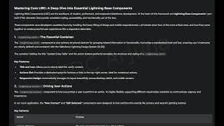 LWC Tutorial #17 - A Deep Dive into Essential Lightning Base Components