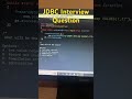 What will be the output #corejava #interviewquestions #LearnToCode #techeducation #mysql #jdbc