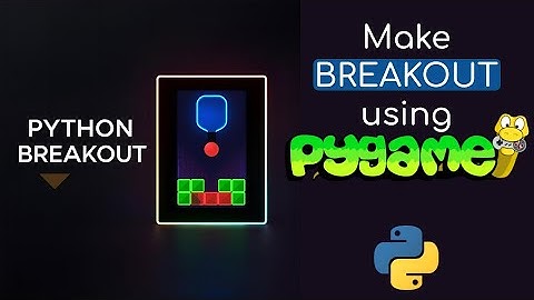 PYTHON BREAKOUT GAME! Easy Pygame Tutorial