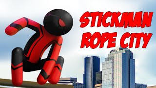 Stickman Rope Hero Vegas Gangster Mafia Crime new Stick Simulator - Android GamePlay#2 screenshot 3