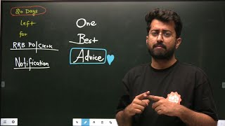 20 Days Left for RRB PO Notification - One Best Advice || Very Very Important || Aashish Arora