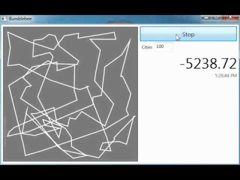 Bumblebee: 100 cities TSP