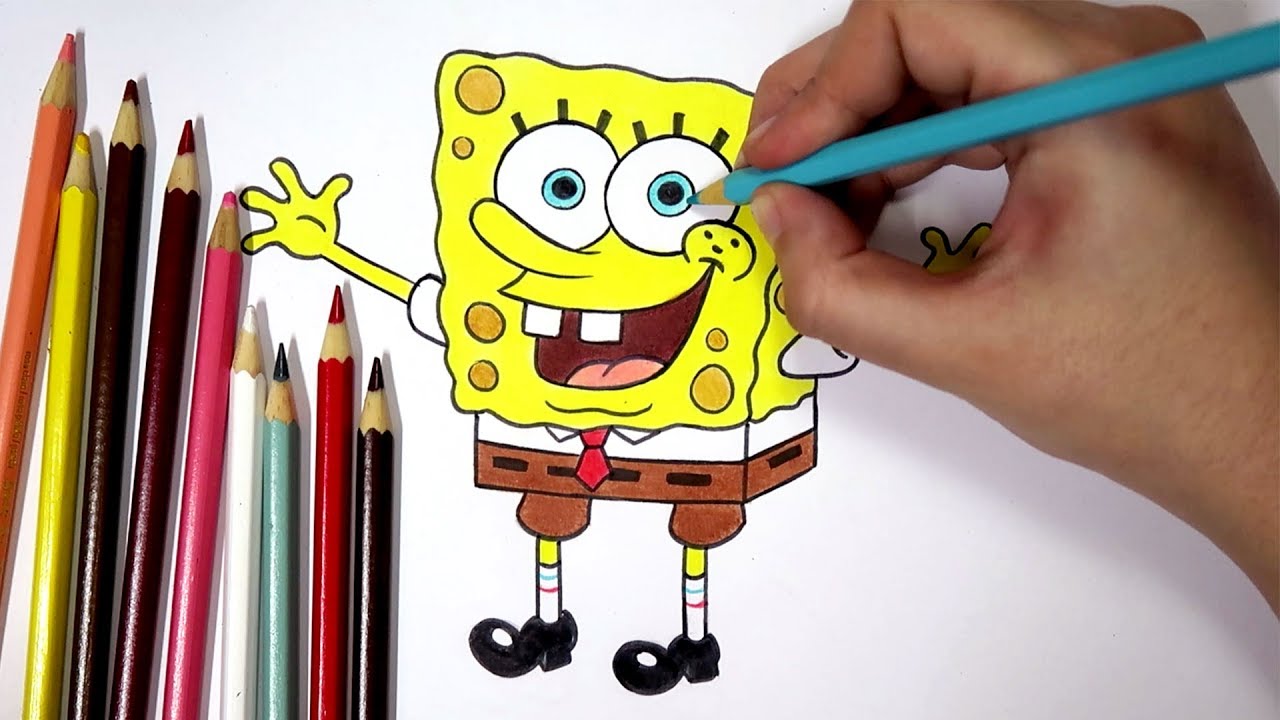 Desenhos do Bob Esponja para colorir - Bora Colorir