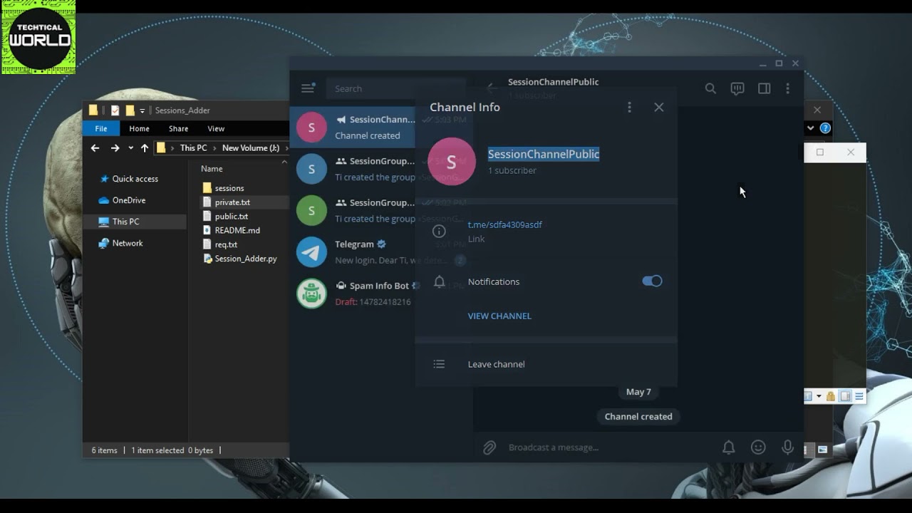 Telegram Auto Channels And Groups Joiner. - YouTube