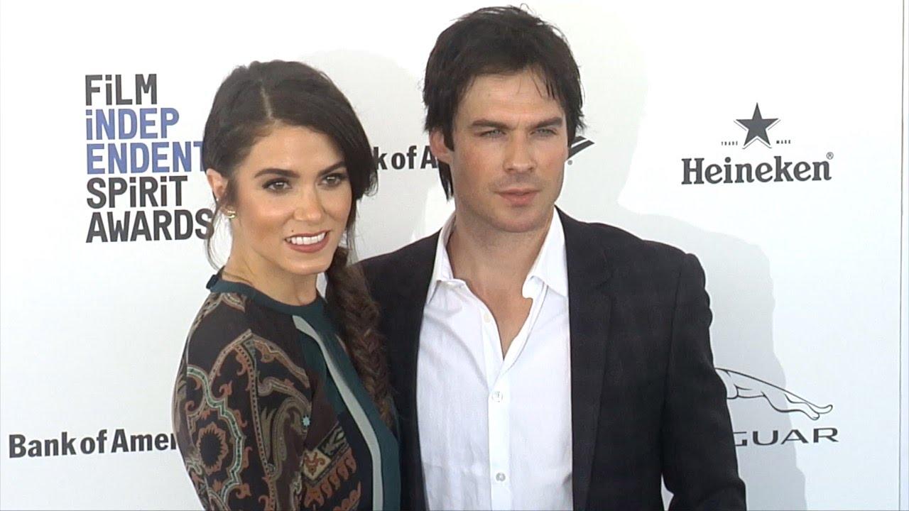 Nikki Reed & Ian Somerhalder 2016 Film Independent Spirit Awards Blue Carpet