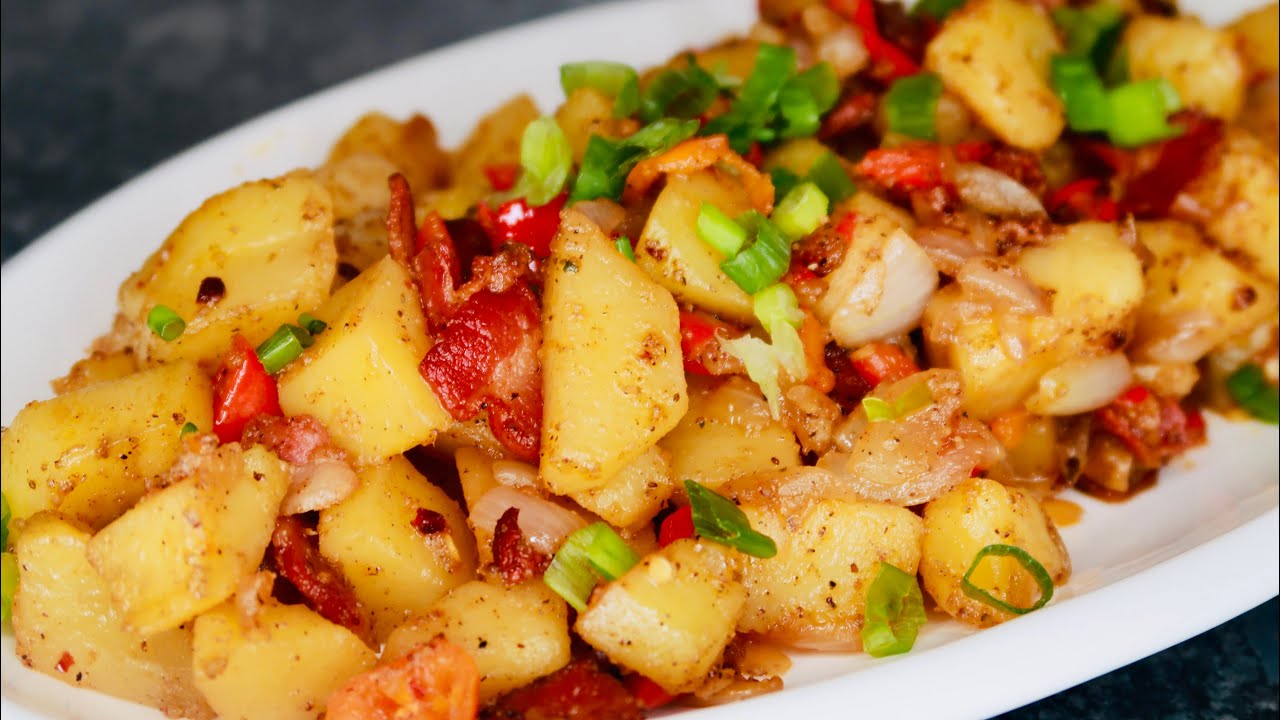 How To Make Skillet Potatoes Easy Breakfast Potatoes Recipe YouTube
