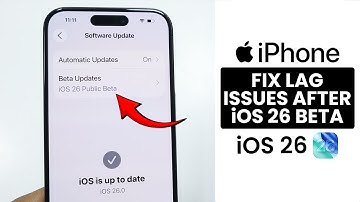 [Solved] How to Fix Lag on iPhone After iOS 26 Update (Freezing Issue)