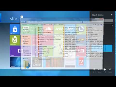 Metro inspired Windows 7 theme