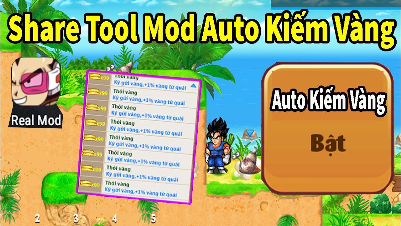 Nro - Share Tool Mod Auto Kiếm Vàng Giúp Bạn Có Thể Kiếm 1 Tỉ Vàng Mỗi Ngày