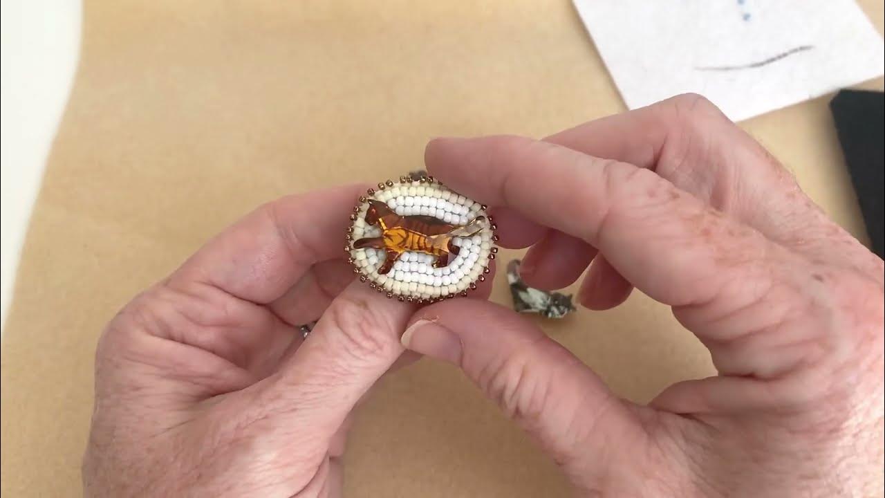Bead Embroidery Tips for Stitching Around Unusual Shapes YouTube