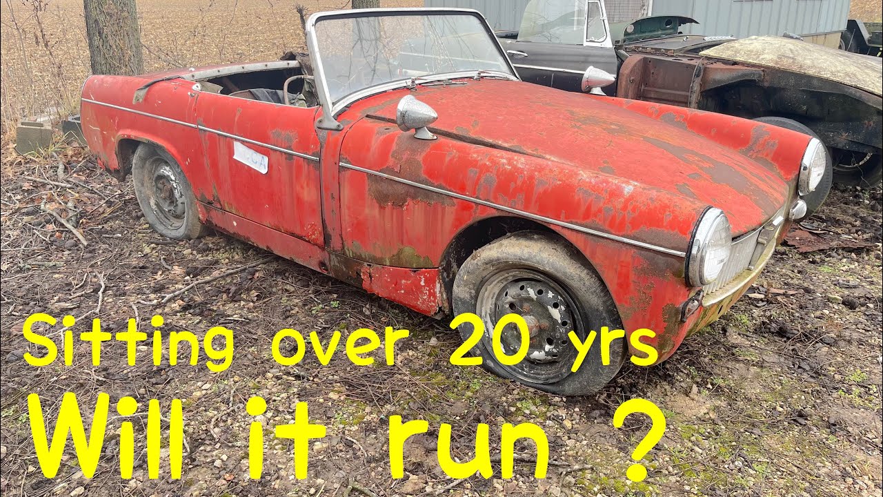 I try to start the 1962 MG Midget for the first time in 20+ years  part 1