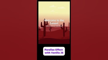 Parallax Effect con Vanilla JS  HTML + CSS