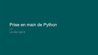 Le site repl.it