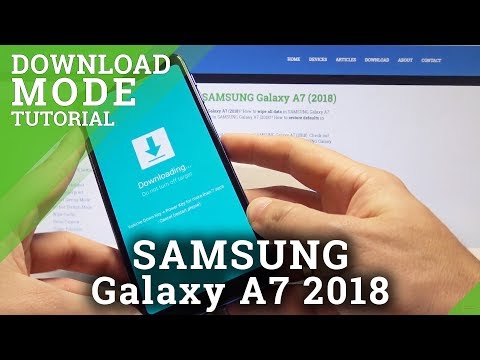 How to Boot into Download Mode in SAMSUNG Galaxy A7 (2018) - Enter / Exit Download Mode