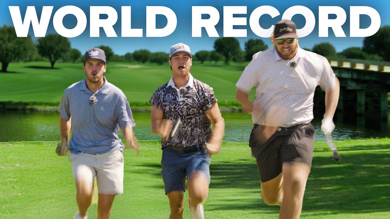 We Played The World's Fastest Round of Golf