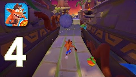 Crash Bandicoot Mobile - (iOS) Walkthrough Gameplay  Part 4 | Defeating Frosty Ant Drone