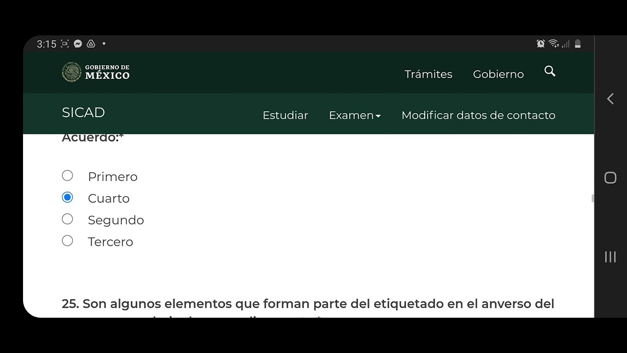 Examen SICAD COFEPRIS, ACTUALIZADO, 25 de Diciembre 2022, aprueba a la