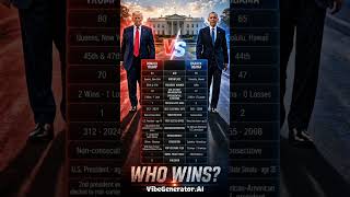 Donald Trump vs Barack Obama: Political Comparison — Who Wins You Decide!#DonaldTrump #BarackObama