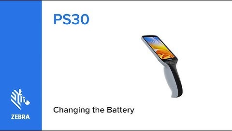 How to Change the Battery in a PS30 Personal Shopper | Zebra