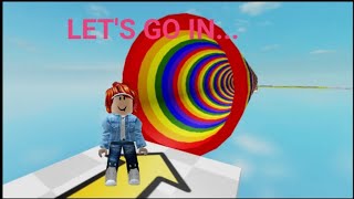 Roblox fun easy obby! (warning lots of bright colours)