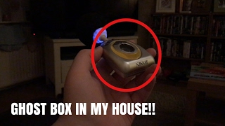 LATE NIGHT GHOST BOX SESSION IN MY HOUSE (AMAZING!)