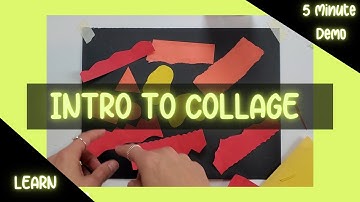 5 minuten durende demo: Introductie tot collage | Keuzegestuurd kunstonderwijs