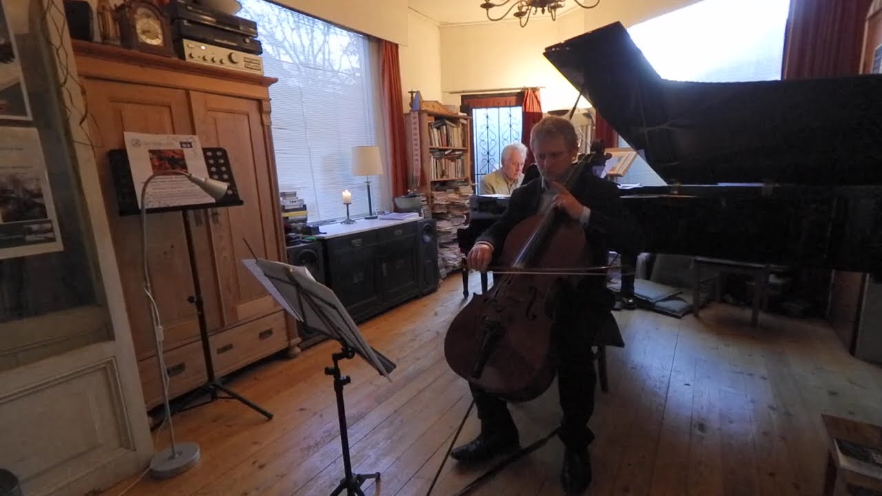 Arvo Pärt- Spiegel im Spiegel Ephraim van IJzerlooij, cello Paul de Boer, piano Boekpresentatie 