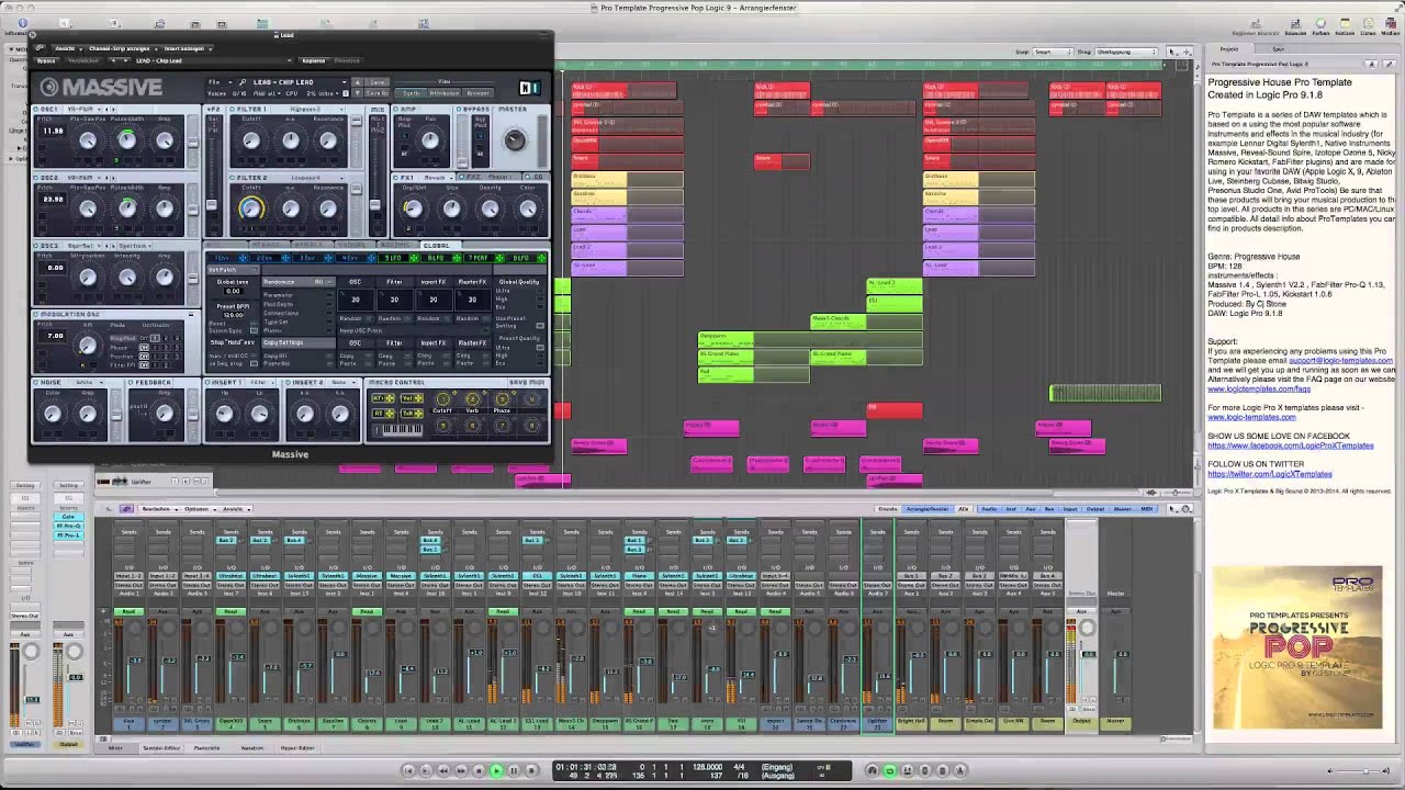 Pro Template Progressive Pop Logic 9 YouTube