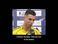 Ronaldo’s Final Warning to the Saudi League ❌