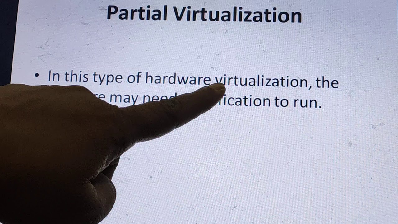 Types of hardware virtualization - YouTube