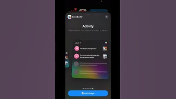 How To Add Game Center Widget