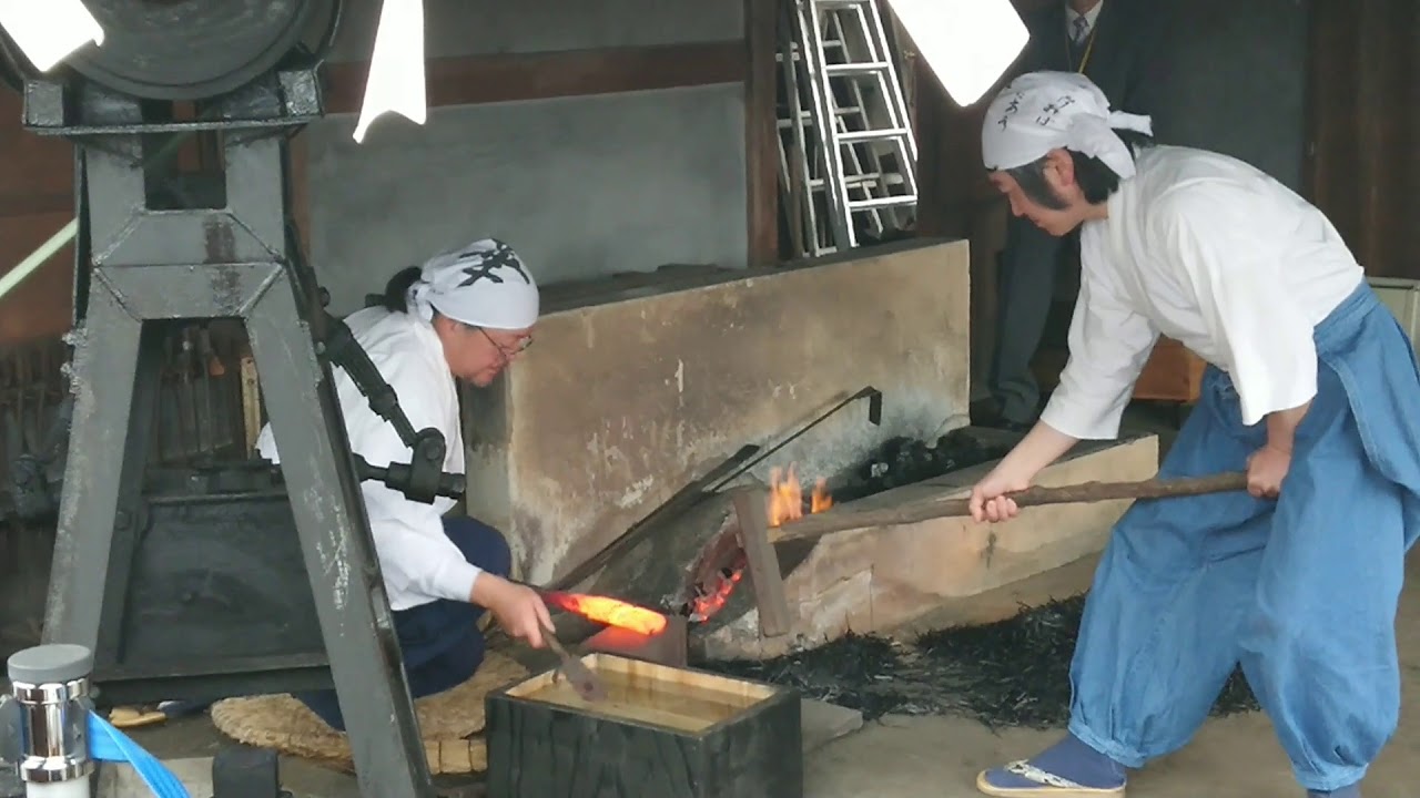 2019群馬県太田市の大隅俊平美術館、作刀実演見てきました。 YouTube