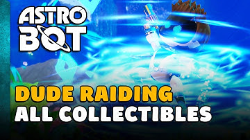 Astro Bot - Dude Raiding All Collectible Locations (All Bots, Puzzle Pieces, Golden Eggs...)