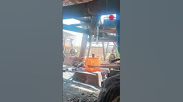 Creating Flanges Using Iron Billet #iron #flange