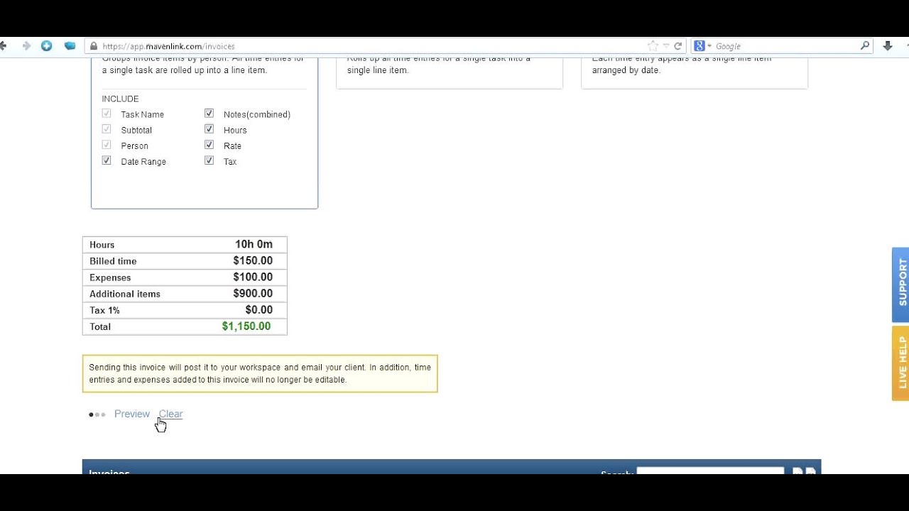 Invoice Splitter Splitter App Invoice Creation Demo1 - YouTube