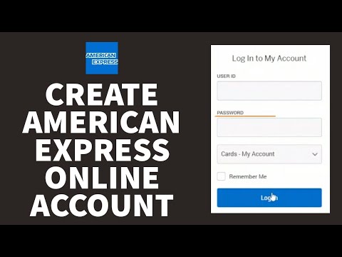 How to Create American Express Online Account | American Express Bank  Registration, Manage Card - YouTube