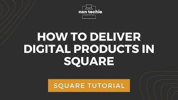 How to deliver digital products in Square | Mastering Square Basics #digitalproducts #square