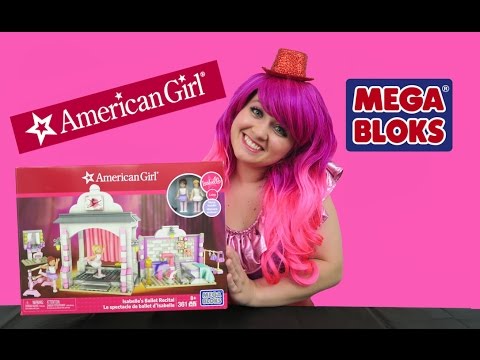 mega bloks american girl isabelle's ballet recital construction set