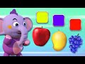 Kent The Elephant Thai | เรียนรู้สีกับผลไม้ - การ์ตูนไทย | ABC Thai